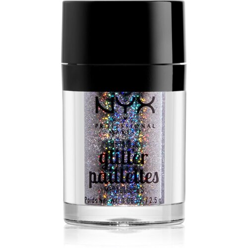 NYX Professional Makeup Glitter Goals metalične ble&amp;scaron;čice za obraz in telo odtenek 06 Style Star 2.5 g Slike