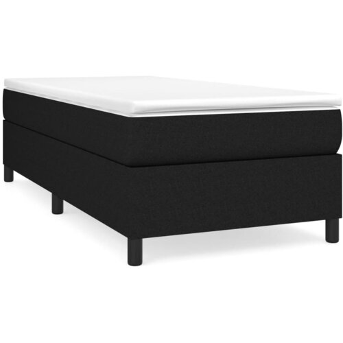 Maison Chic Box spring postelja - Vzmetna postelja z vzmetnico črna 100x200 cm blago SL12721, (21883526) Slike