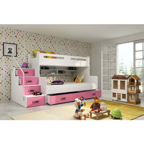 BestBed Pograd MAXIM (mo�nost izbire barve predalov)-Roza Cene
