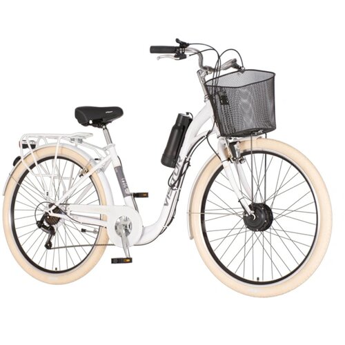 Visitor Električni bicikl ELITE 28" Bela crna Cene
