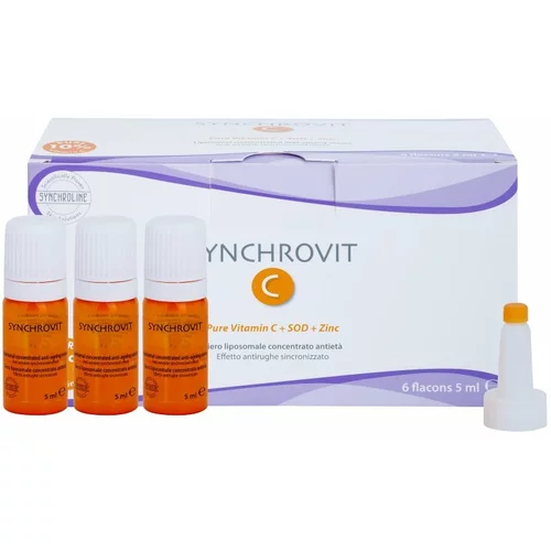 Synchroline Synchrovit C liposomalni serum protiv starenja kože lica 6 x 5 ml