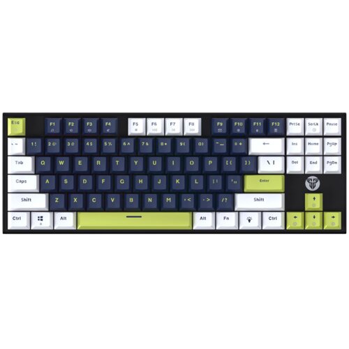  Tastatura Mehanicka Gaming Fantech MK877S RGB Atom 87S Mori plava (blue switch) Cene