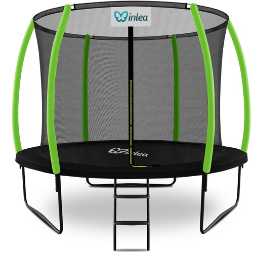  INLEA ULTIMATE Jump trampolin s unutarnjom za&scaron;titnom mrežom 305 cm - crna/svijetlozelena Cijene