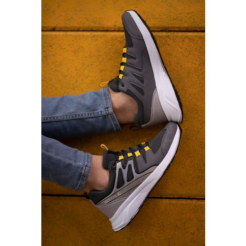 Riccon Smoky Black Yellow Unisex Sneakers 0012705 Cene