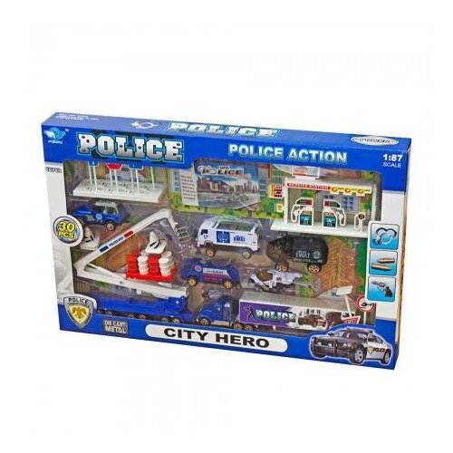 Best Luck igračka policijski vozni park BE622027 Slike