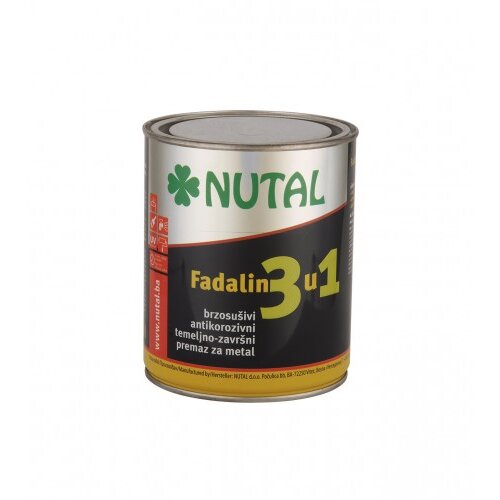 NUTAL Boja emajl fadalin 3u1 0,75L Bijeli Cijene