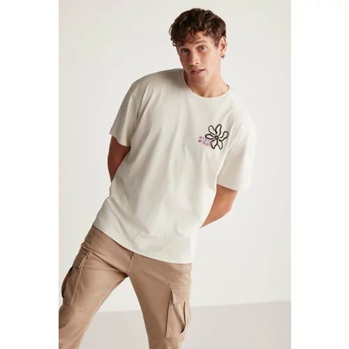GRIMELANGE T-Shirt - Gray - Oversize