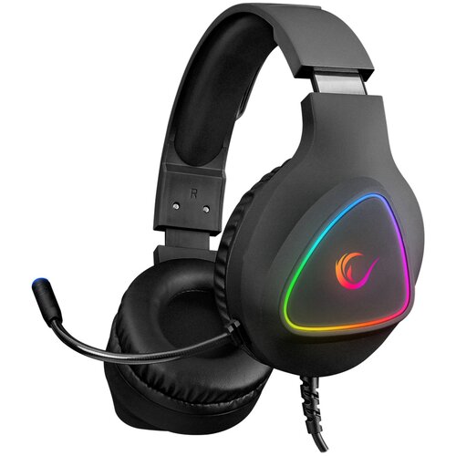 Rampage slu&amp;scaron;alke z mikrofonom M7 moncher črne z rgb usb 7.1, (21358116) Slike