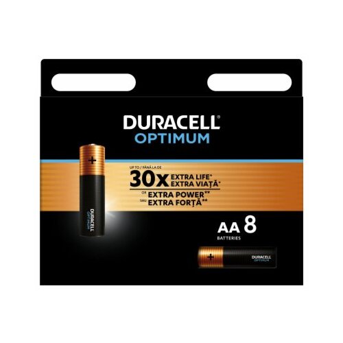 Duracell Alkalne baterije Optimum 8 kos AA Cene