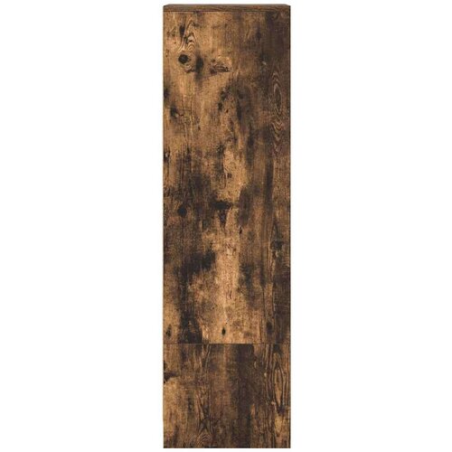 vidaXL Visoka omara dimljen hrast 29,5x34x119,5 cm inženirski les Cene