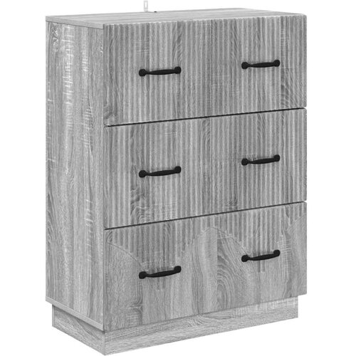  Predalna omara Siva Sonoma 66 x 34,5 x 87 cm Inženirski les, (5000232566) Cene