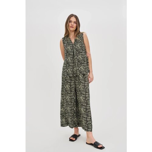 Marisse Black Viscose Culottes Cene