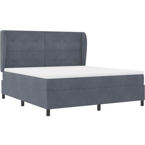  Krevet s opruga kutije Tamno siva 200 x 180 cm Bar&amp;scaron;un Slike
