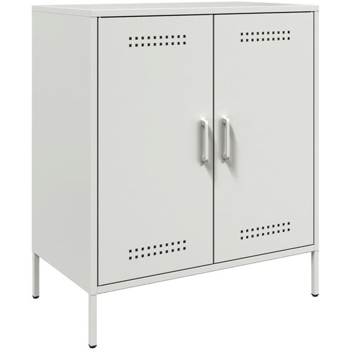 Maison Chic Komoda - Predalnik bela 68x39x79 cm jeklo, (21715722) Slike