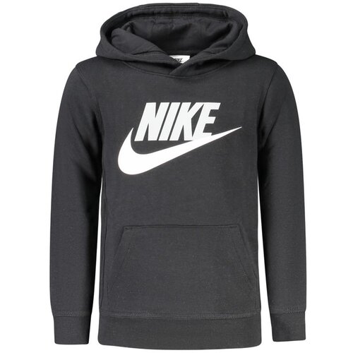 Nike Dječja Crna Majica s Kapuljačom na Patent Cene