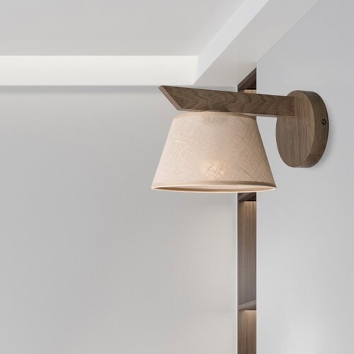  Brilagi - LED zidna svetiljka ANTHONY 1xE14/40W/230V hrast/orah/bež Slike