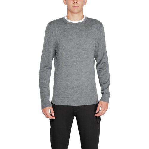 Calvin Klein Jeans Puloverji MERINO RWS CREW NECK K10K109474 Siva Cene