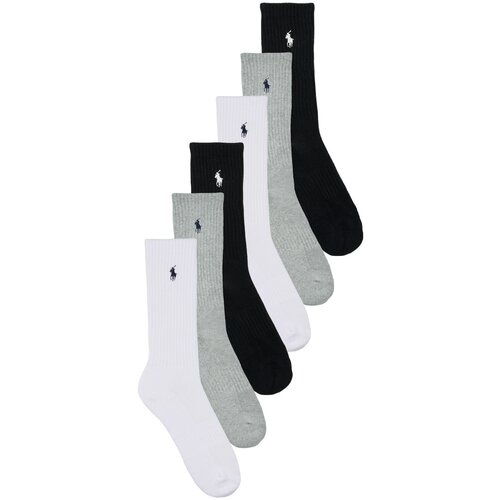 Polo Ralph Lauren Nogavice CREW 6PK-CREW SOCK-6 PACK Večbarvna Slike