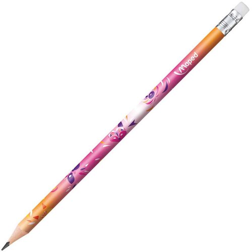 Maped Grafitni svinčnik Mini Cute z radirko, HB, 1 kos Slike