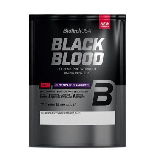 BioTech USA black blood + caffeine 15g grožđe Slike