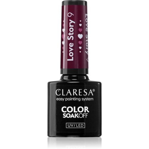 Claresa SoakOff UV/LED Color Love Story gel lak za nohte odtenek 9 5 g Cene