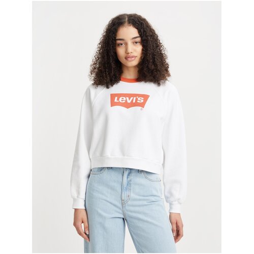 Levi s Levi s White Women s Sweatshirt Levi s Vintage