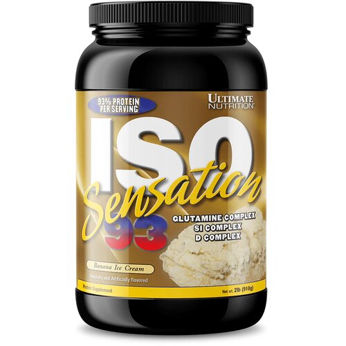 Ultimate Nutrition iso sensation 93 - najčistiji protein za maksimalne rezultate - brazilska kafa 0.91kg Slike
