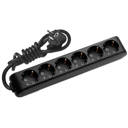 Panasonic Priklj.prenosna crna sestostruka 6Mx3m 3x1,5mm2 16A 250V WLTB0463-2BL EU4 X-tendia Cene