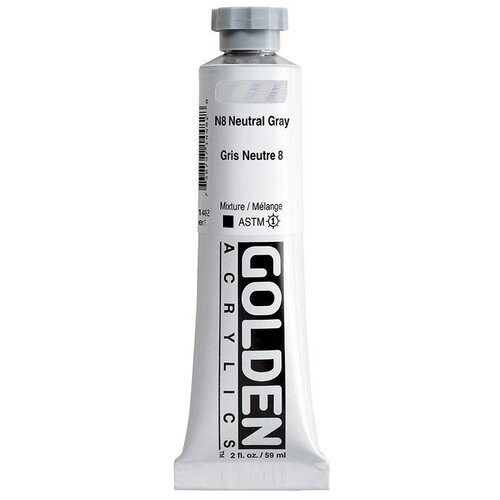  GOLDEN Heavi Bodi Akrilna boja 59 ml | 1448 neutral grey N8 Slike