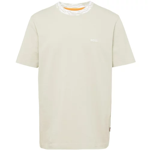 BOSS Orange Majica 'Te_Ocean' bež / bijela