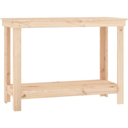  Radni stol 110x50x80 cm od masivne borovine Slike