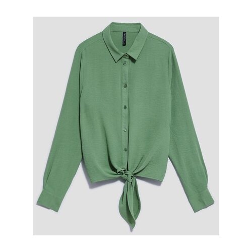 Moodo LADIES SHIRT L-KO-4011 OLIVE-GREEN Cene
