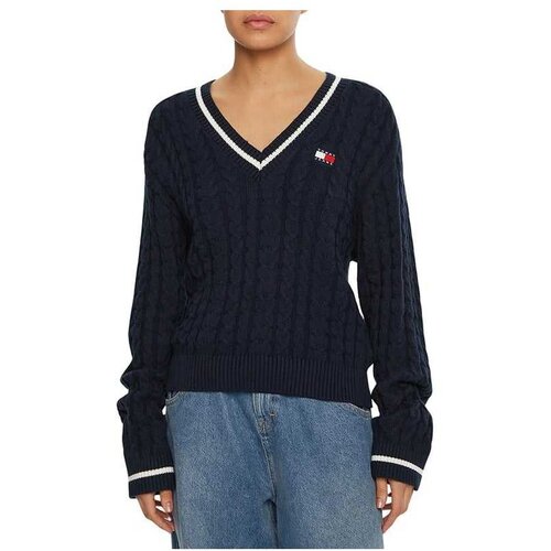 Tommy Hilfiger ženski džemper sa v izrezom THDW0DW19885-C1G Cene