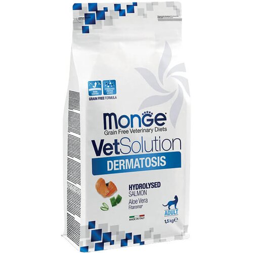 Monge vetsolution dermatosis feline - dijetetska hrana za mačke za podr&scaron;ku funkciji kože (400g i 1,5kg) 1,5kg Cene