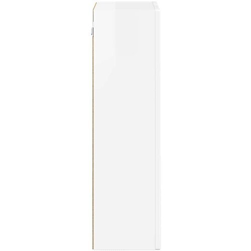  ormarić s policom Visoki sjaj bijela 59 x 20 x 71.5 cm Slike