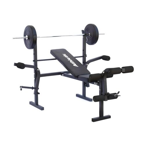 Athletic Benč klupa 35kg utega-šipka 150x2,5cm - šipka za bučice 35x2,5cm 16024 Cijene