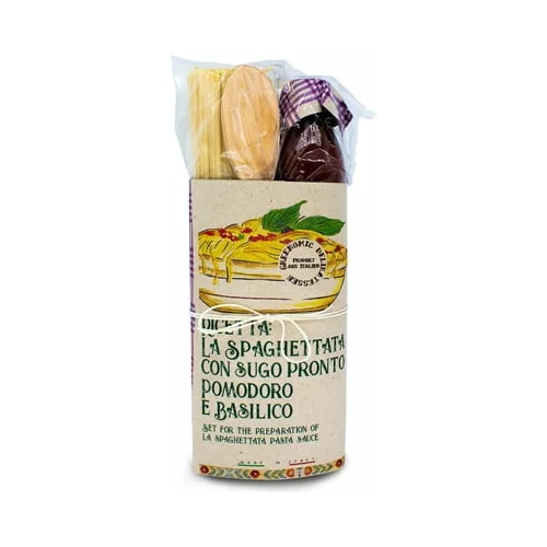 Greenomic Pasta Kit - špageti z omako iz paradižnika in bazilike