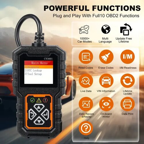  Automobilska dijagnostika CY3001 sa OBD2 priključkom Slike