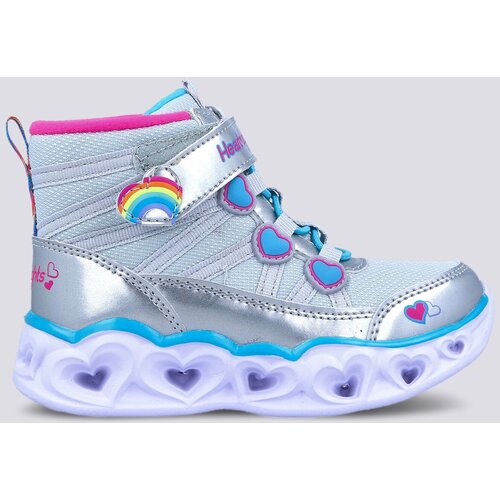 Skechers Čizme za devojčice Helights Gt, Srebrne Cene