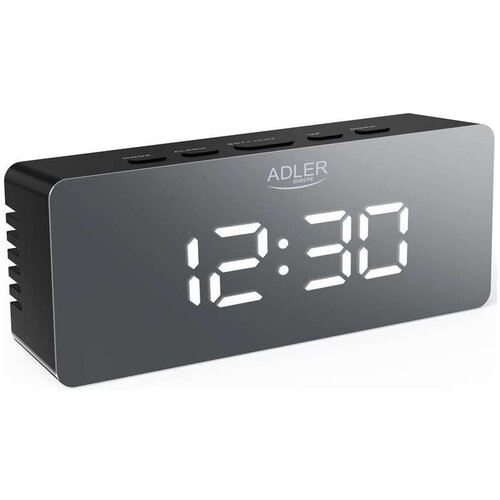 Adler AD1189B budilnik usb 14.8X5.5X8.2 cm crni Slike