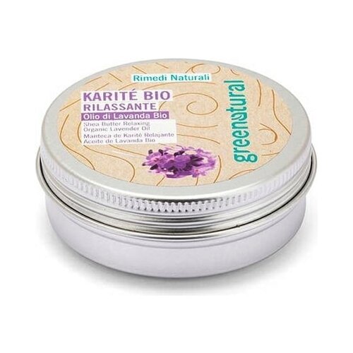 Greenatural Shea maslac s uljem lavande &amp;quot;Rilassante&amp;quot; - 100 ml Slike