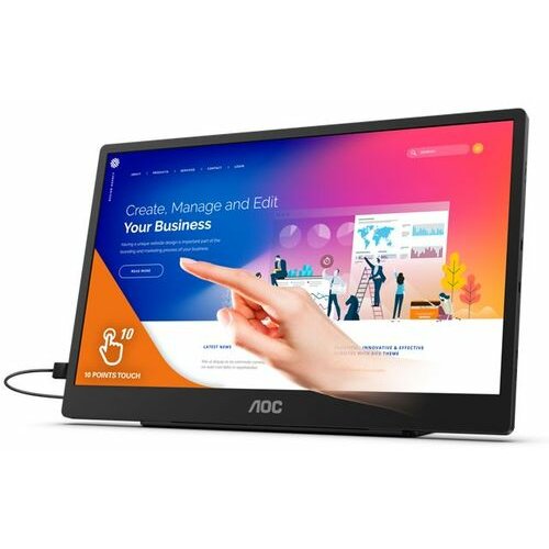 AOC 16T2 portable monitor ips fhd usb type c Slike