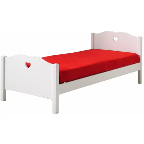 Vipack Bela otroška postelja Amori Heart, 90 x 200 cm
