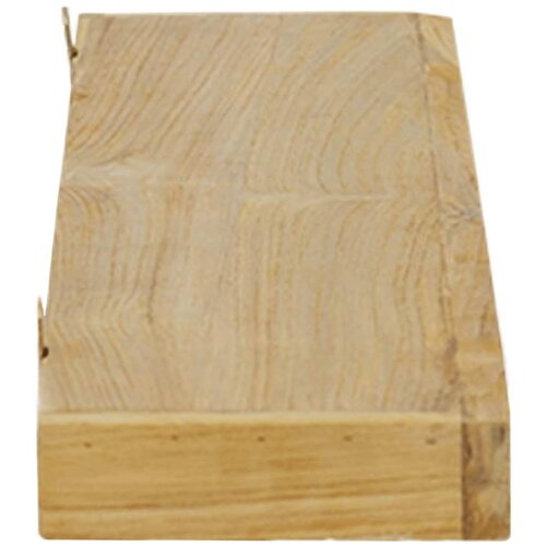  Zidne police 2 kom 90 x 15 x 4 cm od masivne tikovine Slike