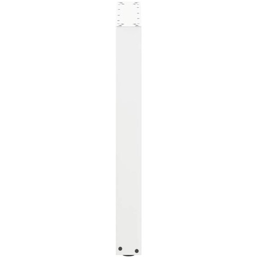  Noge za blagovaonski stol U-oblik 2 kom Bijele 60 x (72-73) cm Čelik Slike