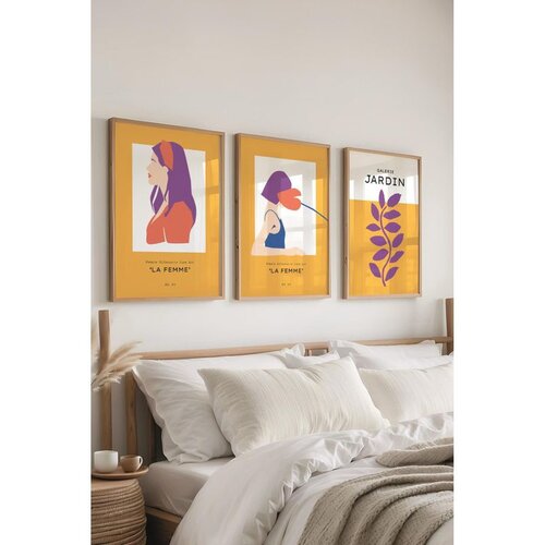 WALLXPERT &Ccedil;-300458 - 5070 set dekorativnih slika u vi&scaron;e boja (3 komada) Cene
