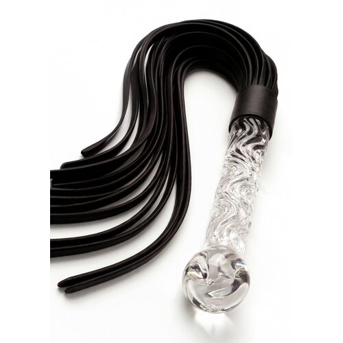 Toyjoy Glass Worxx Crystal Leather Whip Slike