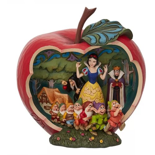 Jim Shore Snow White Apple Scene Figurine - figura Slike