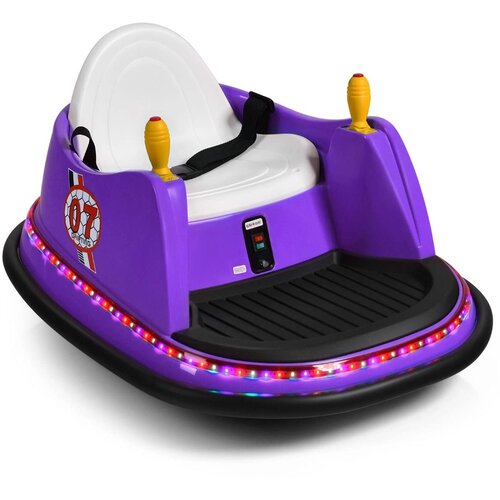 Costway Električni otro&scaron;ki avto Bumper car Purple, (5000219270) Cene
