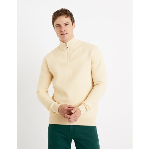 Celio Sweater Cehalfy with zipper at the neck - Men Cene